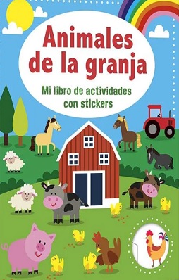 animales de granja mi libro de actividades con stickers