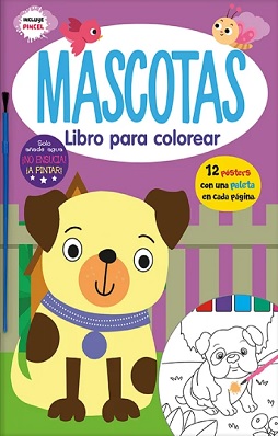 mascotas libro para colorear