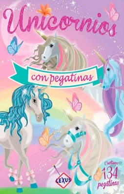 unicornios con pegatinas