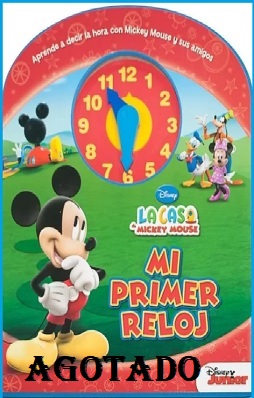 disney la casa de mickey mouse mi primer reloj agotado
