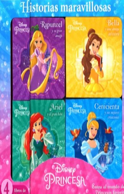 disney princesas historias maravillosas 4 libros