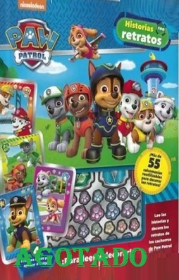 paw patrol historias con retratos agotado