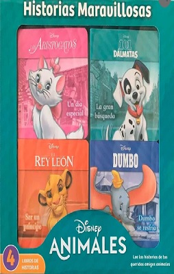 disney animales historias maravillosas 4 libros