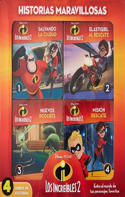 los increibles 2 historias maravillosas 4 libros